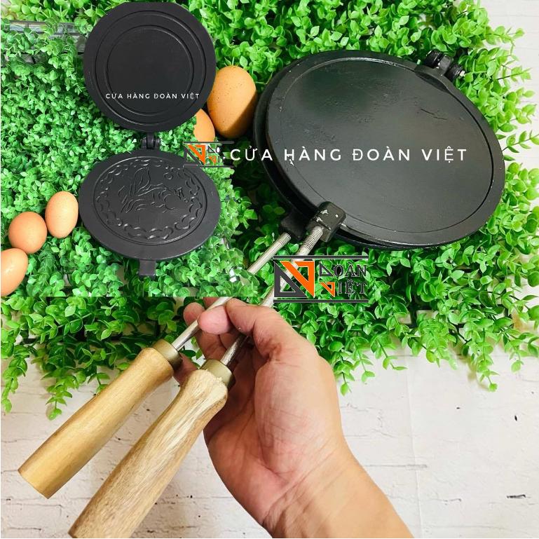 DV- Khuôn Làm Bánh Kẹp Cuốn, Bánh Ốc Quế - Khuôn Chống Dính cao cấp, Loại 1 Nặng 950g