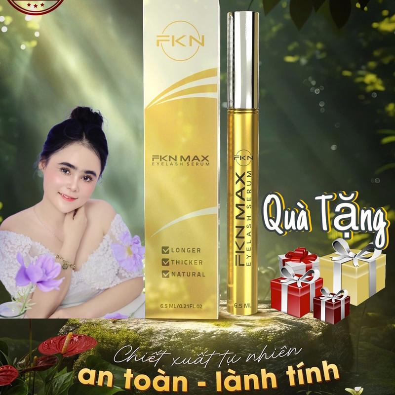 1 Cây Dưỡng Mi FKN MAX cao cấp 2in1, hỗ trợ cải thiện tình trạng lông mi thưa ngắn dành cho nam và nữ ,dạng serrum, hạn sử dụng 36 tháng, dung tích 6.5ml Cosmetic Mỹ Phẩm