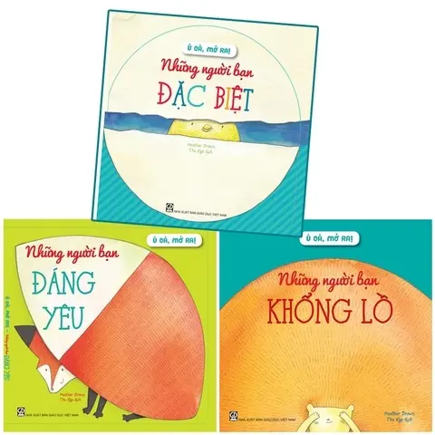 Combo 3 Cuốn Bộ Truyện Tranh Ú Òa, Mở Ra! dành cho trẻ 0 – 4 tuổi được chơi mà học, nhận biết các con vật, phát triển nhận thức và vận động tinh- ADCBookiz