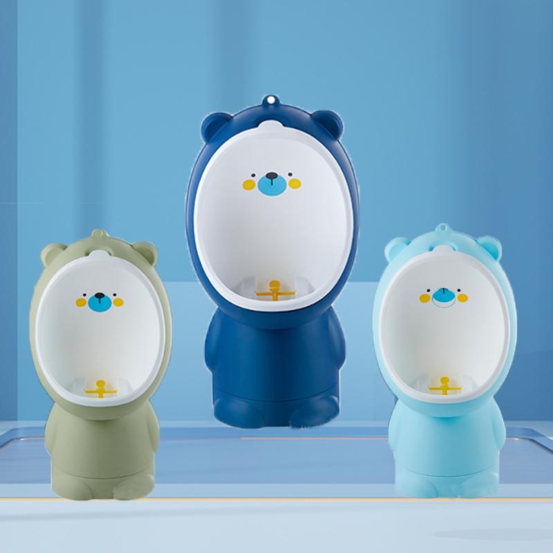 (HÀNG NK CHÍNH NGẠCH)Bô đi tiểu cho bé trai, bô vệ sinh cho bé, có thể treo, tháo rời và điều chỉnh được độ cao 2