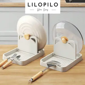 Spatula Storage Lid Rack / Tatakan Sutil Spatula Sendok Tutup Panci Tempat Holder Alat Masak Serbaguna