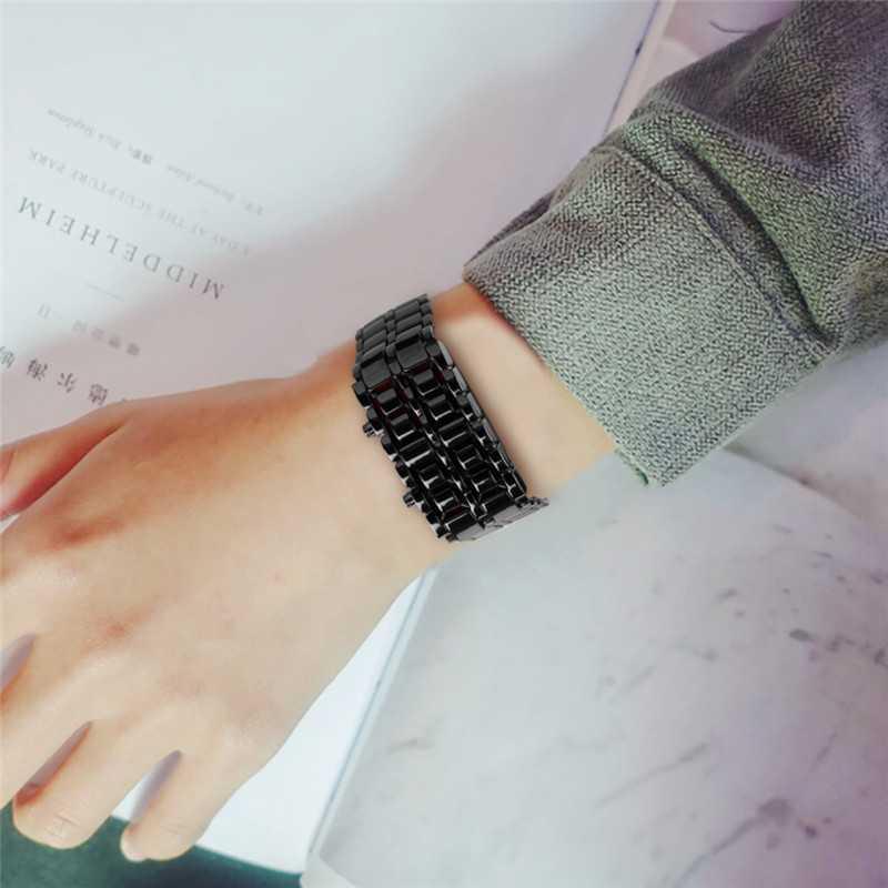 Tiktak Jam Tangan LED Digital Lava Chain Unisex - TK-4 1