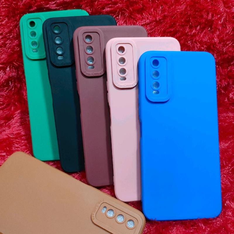 Soft Case Vi Y20 Y20S Y12S Y20I Y20SG V2026 V2027 Silikon Casing Macaroon Pelindung Pro Camera 2