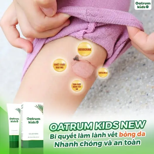 Gel đa năng Oatrum Kids an toàn cho da bé Trẻ sơ sinh Em bé Cho Bé 5