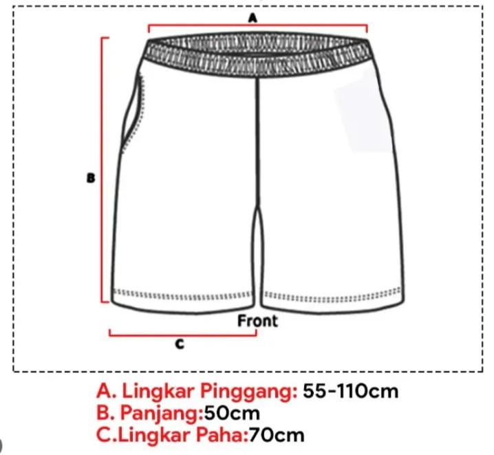 Product Introduction of (promo) 80K 4PCS celana pendek babyterry saku resleting Dewasa celana Santai harian olahraga 0