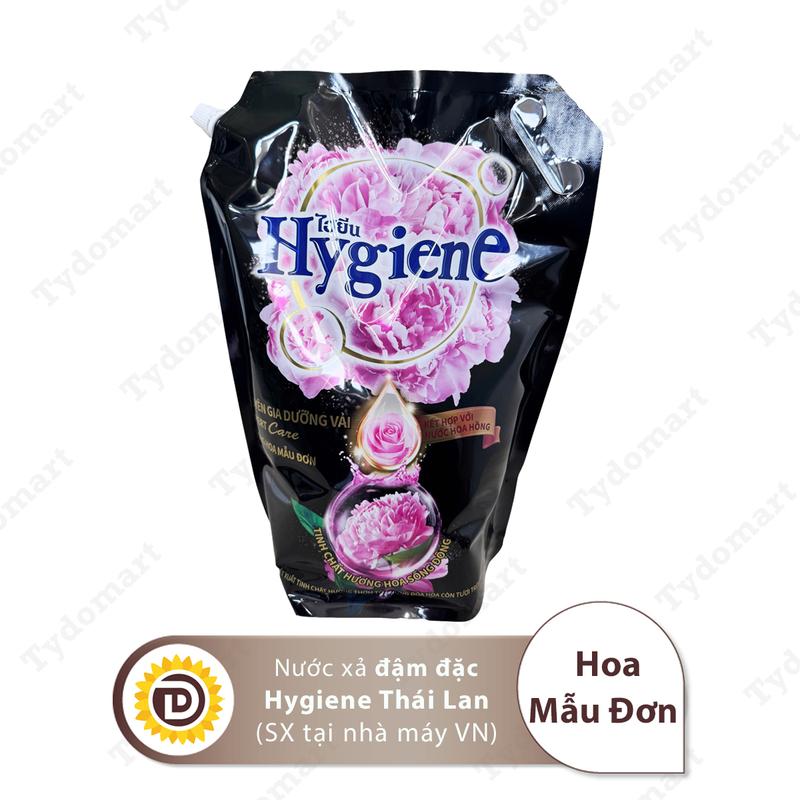 (Túi 3.5L) Nước Xả Vải Đậm Đặc Hygiene Thái Lan Hương Hoa Làm Mềm Vải 2