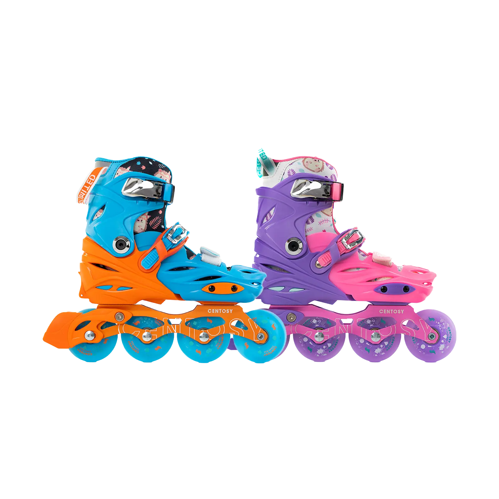 Giày Patin Trẻ Em  Kid CR5-Tặng khóa học trải nghiệm,Có Đèn Bánh,Form Chắc Chắn,Phanh Chân An Toàn