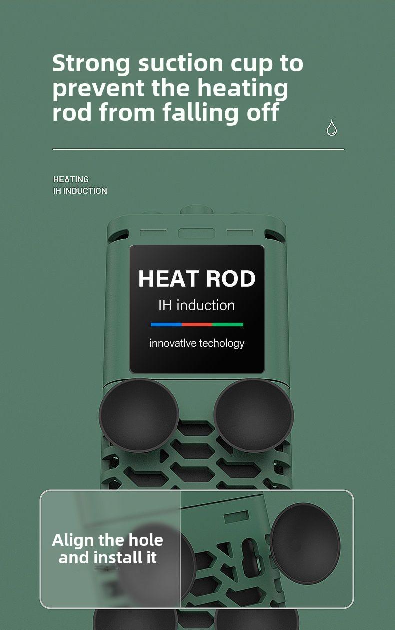 Product Introduction of Fish Tank Heater Rod Automatic Thermostat Heater PTC Variable Frequency Energy-saving Small Heating Rod Intelligent Temperature Control Equipment 13