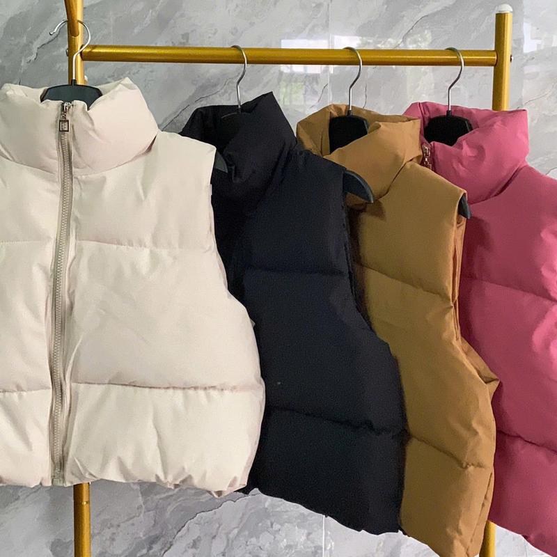 Combo 2áo  HOT 2024 Áo phao ghile dáng CROPTOP nữ 3 lớp trần bông dày dặn - Women Nữ Jacket Nhung Ong ao  khoac gile áo  phao áo  phao 