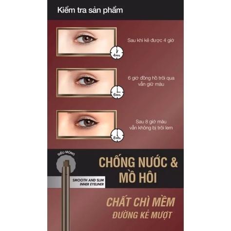Chì kẻ mắt Nong Chat Browit không lem, không trôi 4