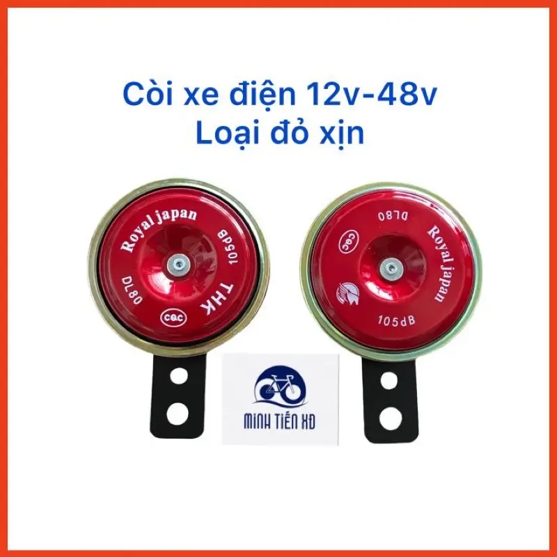 Còi Xe Đạp Điện, Xe Máy Điện 12v-48v Loại xịn 0