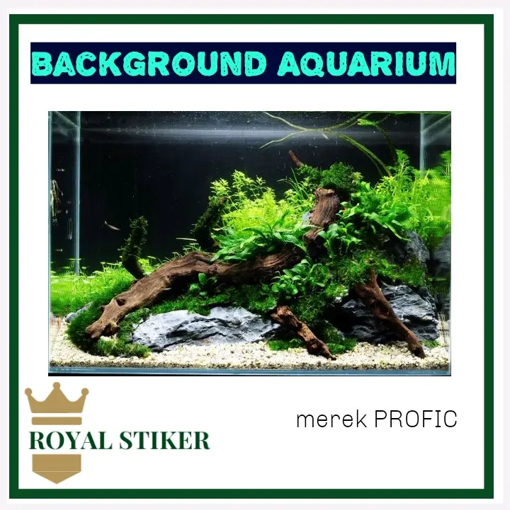 Background AQUARIUM merek PROFIC warna hitam