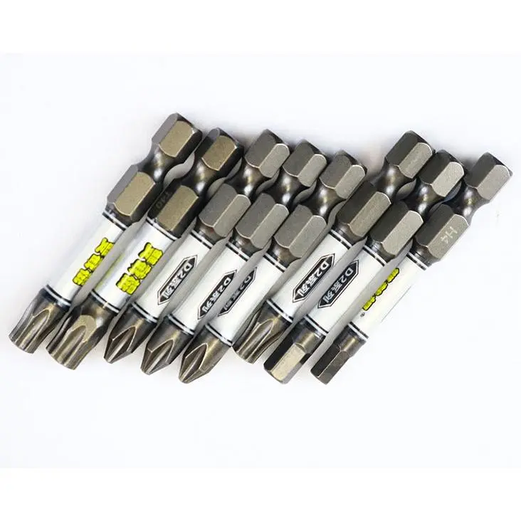 Bộ Lục Giác Hoa Thị lắp nhanh máy Khoan Bắn vít bằng Thép Hợp Kim NunChaku D2 6 cạnh mini 3