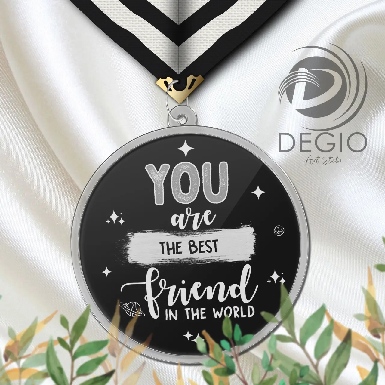Medali hadiah ulang tahun teman best Friend forever