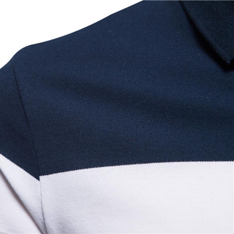 Product Introduction of Men Polo Men Shirt Short Sleeve Polo Shirt Contrast Color Polo New Clothing Summer Streetwear Casual Fashion Men Tops 9