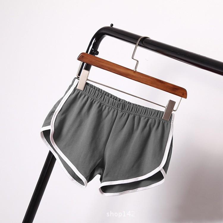 Quần Đùi Thể Thao, Thoáng Khí, Dành Cho Nữ, Mặc Nhà Và Thường Ngày Màu Trơn Thời Trang, Thích Hợp Tập Yoga Và Đi Biển, Màu Pastel, Quần Short, Quần Short 3