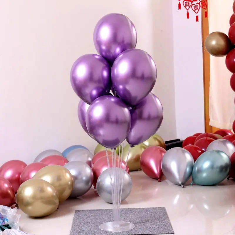 Trụ bóng bay 7 nhánh , trụ mica 7 nhánh Cao Su 1