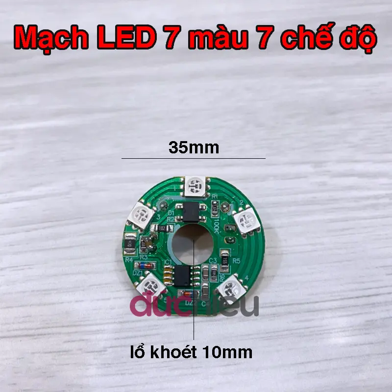 [ Hàng loại 1 - BH 12 tháng ] Bo mạch LED đổi nhiều màu dùng cho đèn thờ hoa sen – hàng siêu sáng I Đức Hiếu Khang Shop