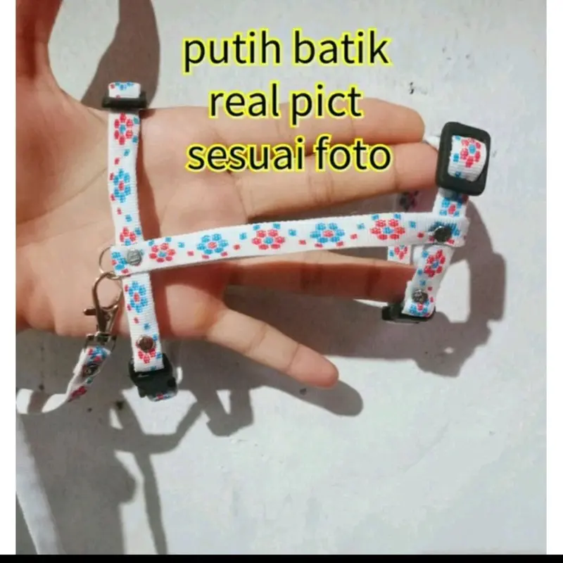 Harnes n leash tali tuntun kucing anjing musang GRATIS krincingan 20mm 1