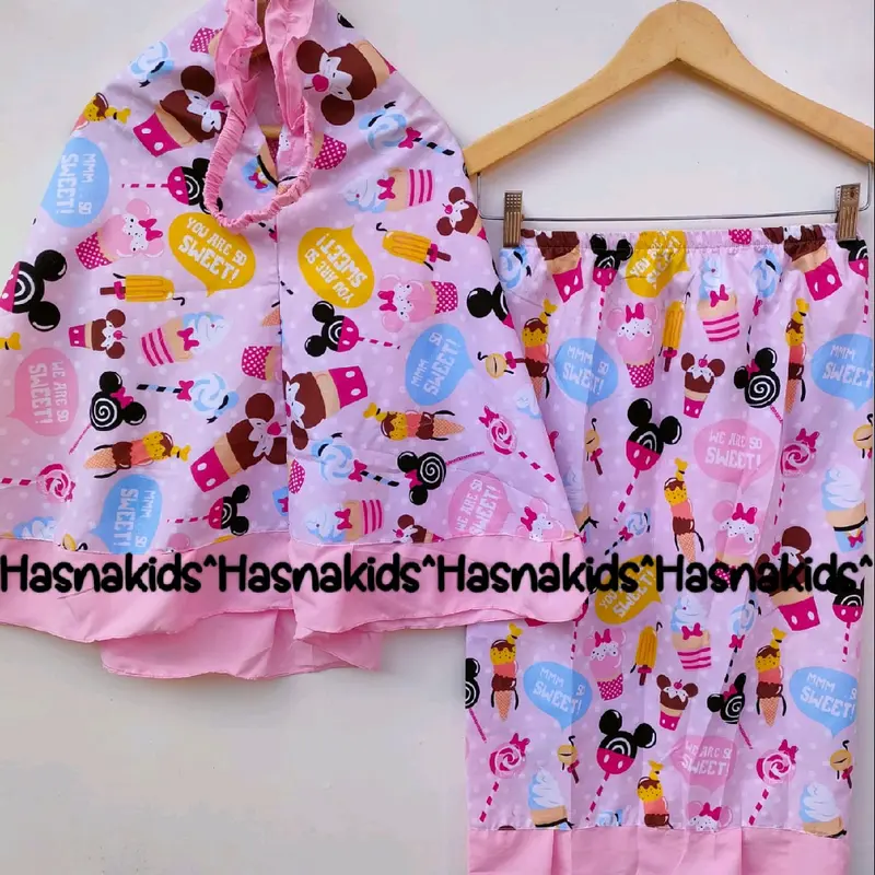 Mukena anak perempuan 2-5 tahun 3
