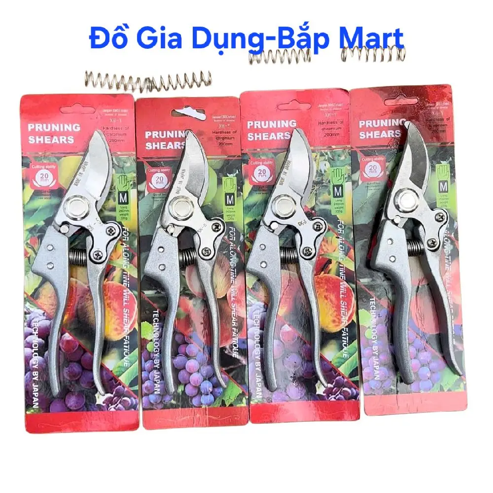 Bộ 4 kéo cắt cành SK5 Nhật Bản, tăng lực