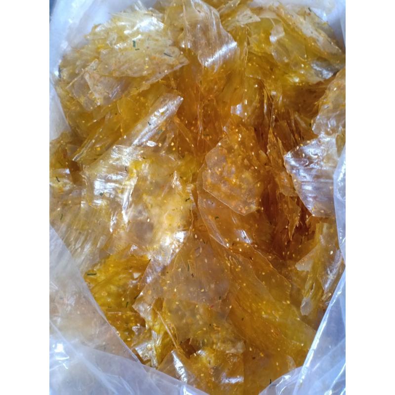 Bánh tráng sấy mắm tép Bình Định giòn rụm 500gr 10 bịch nhỏ Food Cay Snack Ăn Vặt