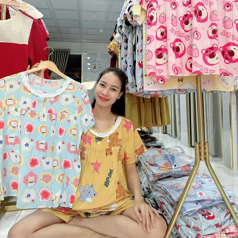 BOBIMOM | Bộ bâu LỬNG QUA GỐI Chất lanh, tôn 2 da thái mềm mát, ĐẸP RẺ cho me bâu thoải mái dễ chịu suốt thai kỳ Váy Bầu Đầm Bầu 1