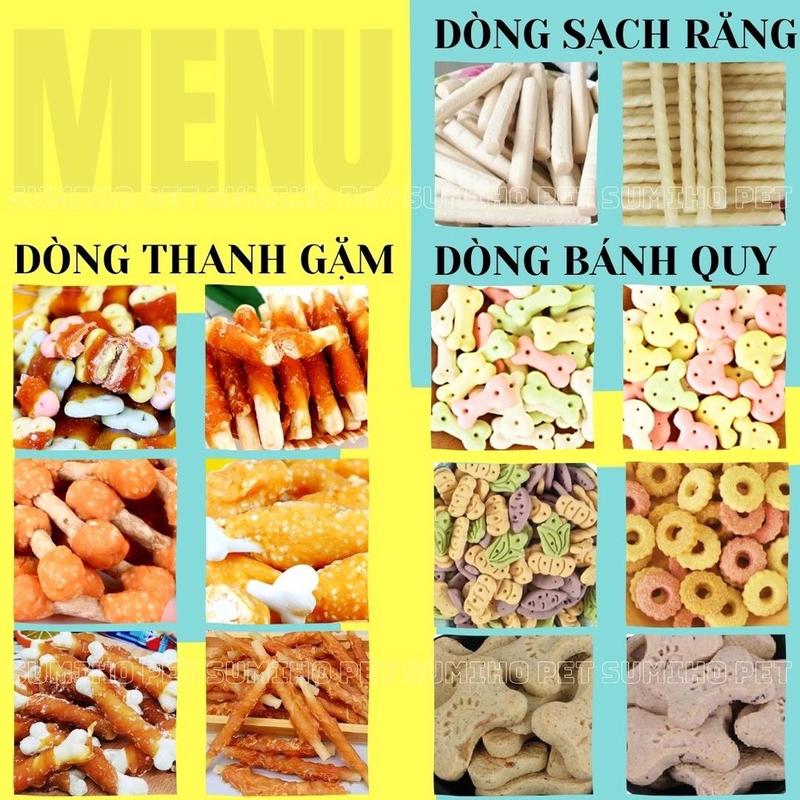 Product Introduction of Bánh Thưởng Cho Chó thức ăn cho chó mèo nhiều vị 8