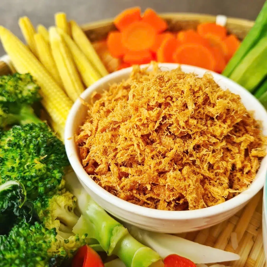 Thực phẩm chay ăn liền- CHÀ BÔNG CHAY 100gr