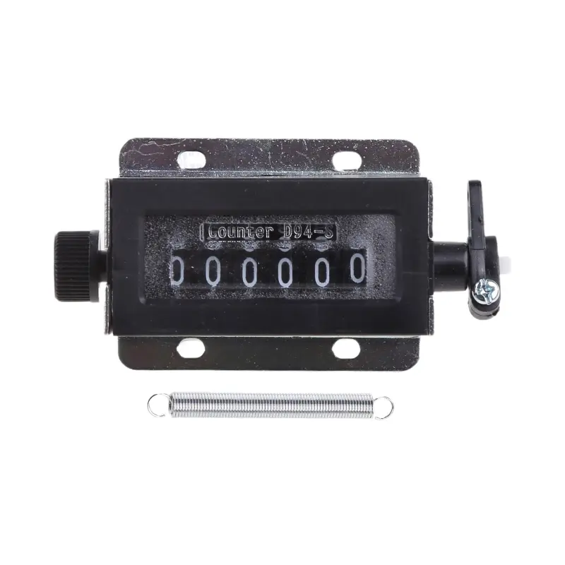 Bộ đếm đếm kéo cơ học,S 6 chữ số D94, có thể đặt lại, 0-999999