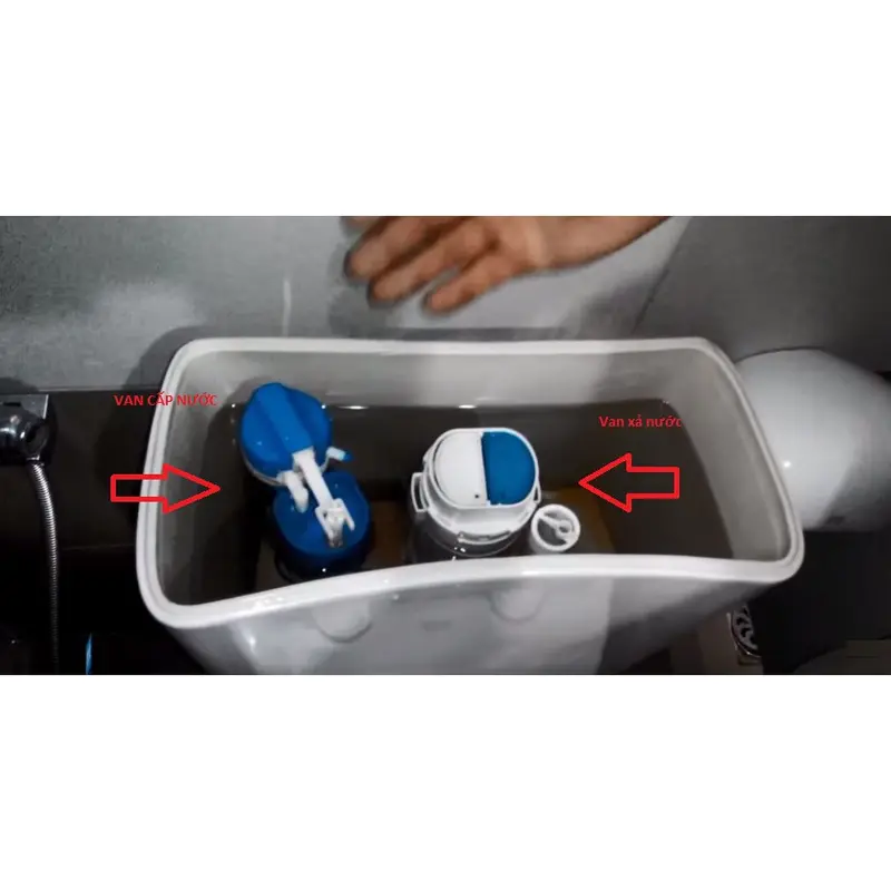 Phao cấp nước bồn cầu WS08 cao cấp – phao nước bồn cầu liền khối và 2 khối rời, chịu áp lực tốt, điều chỉnh được chiều cao 4