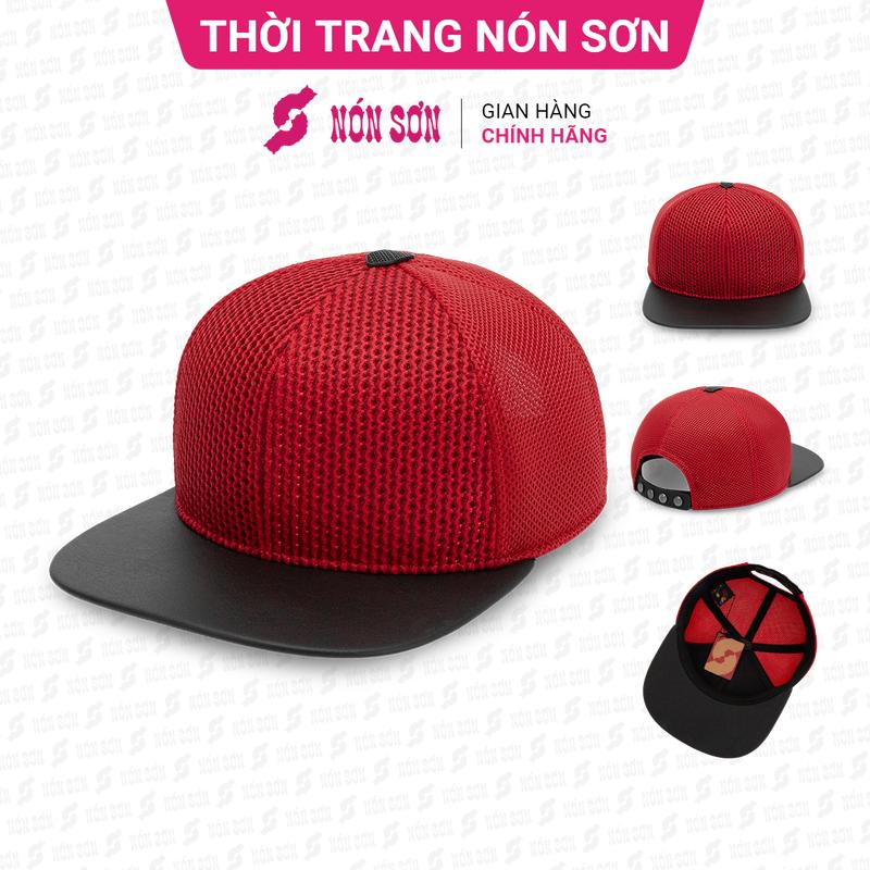 ƯU ĐÃI - Mũ snapback hiphop nam nữ NÓN SƠN chính hãng MC210BK-ĐO1