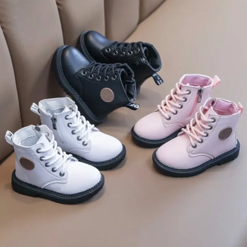 Giày Boots Cao Cổ dành cho bé gái từ 1 - 5 tuổi, dáng thể thao, năng động [size 21 - 30] 1