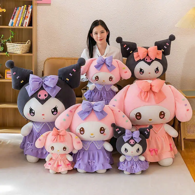 Gấu bông koromi, melody hàng QC cao cấp hot trend, đồ chơi gấu bông cho bé, quà tặng ý nghĩa Thú Bông Thú Nhồi Bông vịt vàng mặt quạo 0