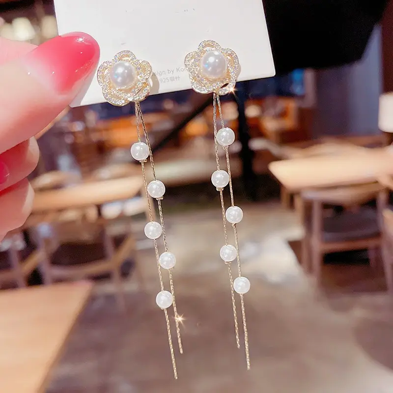 S925 Silver Stud Earrings French Fashion Design Sense Studs earrings