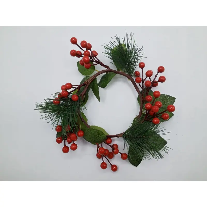 Christmas Ring Wreath Berry Natal 5