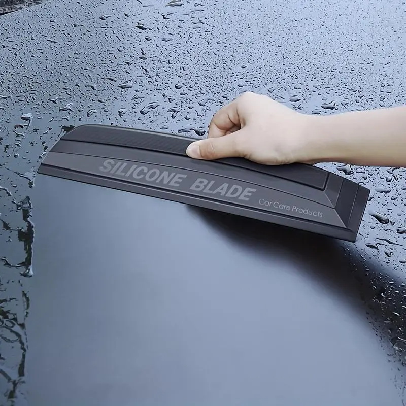 Car Window Squeegee, Non-scratch Soft Silicone Handy Squeegee, Water Window Wipe Dry Blade 7