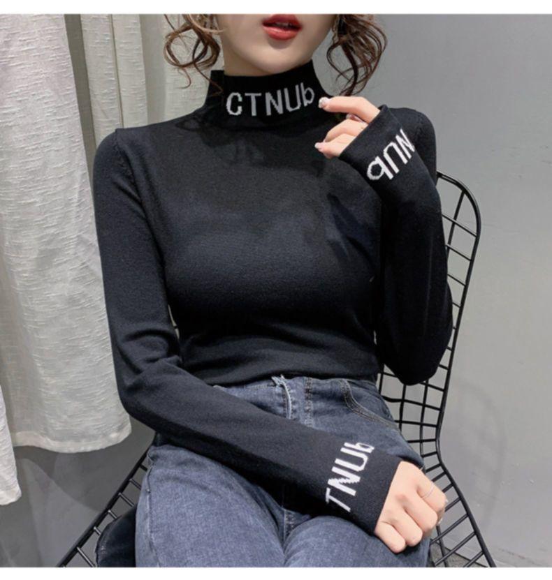 Product Introduction of Áo Lớp Nền Giữ Nhiệt Dralon, Nửa Cao Cổ, Dành Cho Nữ, Mùa Thu Và Mùa Đông, Lót Lông Cừu, Dày Dặn, Ngoại Cỡ, Thích Hợp Cho mm Béo (100,00kg), Áo Phông Đồ Lót, Năm 2025 14