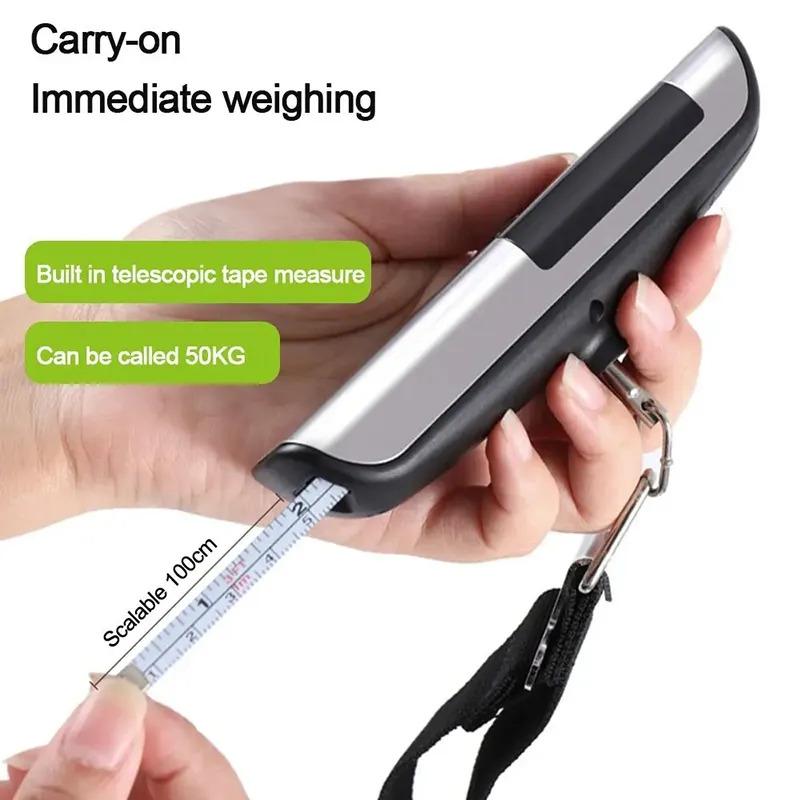 Product Introduction of Luggage Scale, Electronic Scale 50kg LCD Display Household Mini Luggage Scale High-precision Travel Bags Spring Scale 10