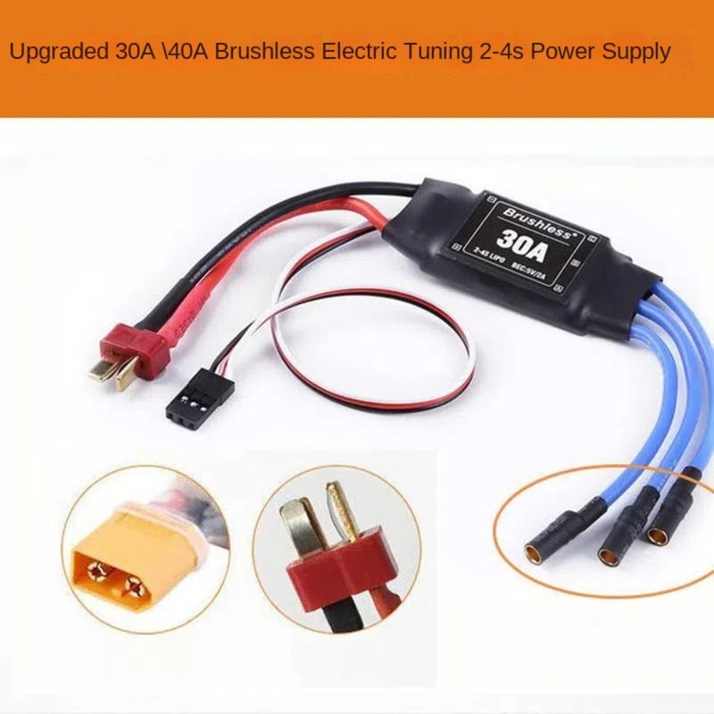 Mới 30A 40A ESC không chổi than Ubec 5V 3A Đầu chuối 3.5mm Bộ điều khiển tốc độ…