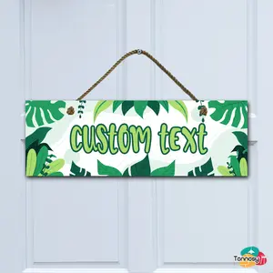 CUSTOM REQUEST TEKS GANTUNGAN TALI 30x10CM HIASAN DINDING WALL DEKOR DEKORASI DINDING KAMAR TIDUR RUMAH