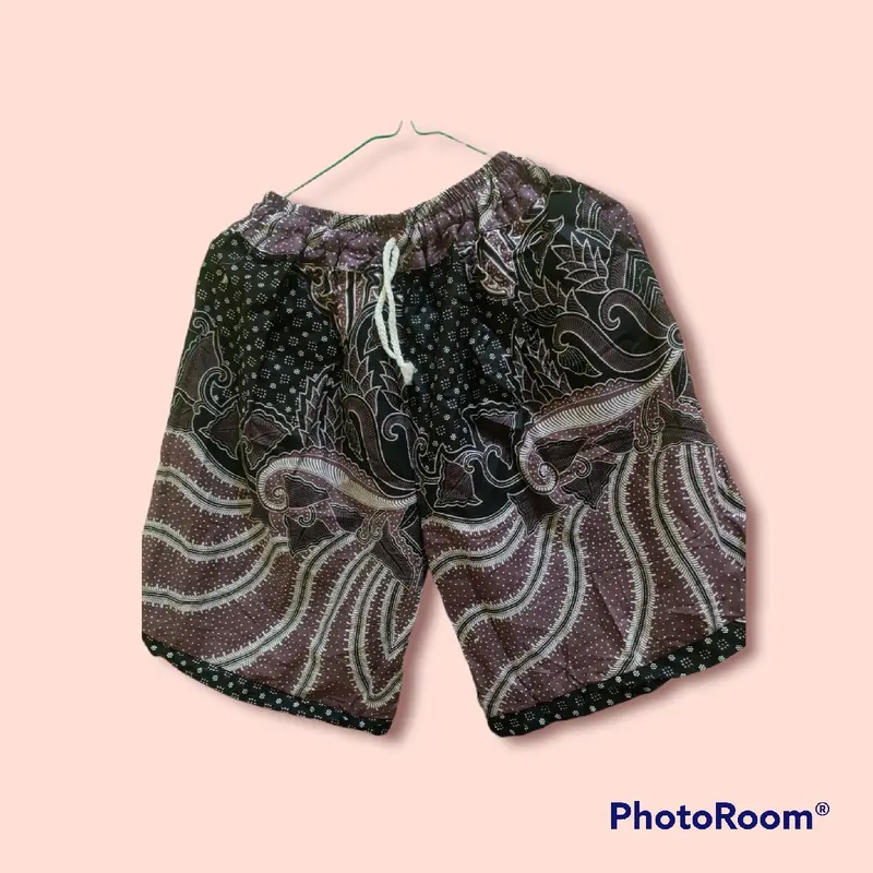 celana pendek batik/celana pendek pria/celana pendek wanita/pakaian bawah/kolor santai/celana murah/boxser/celana jumbo/ Katun/celana batik jogja/celana pendek dewasa 2
