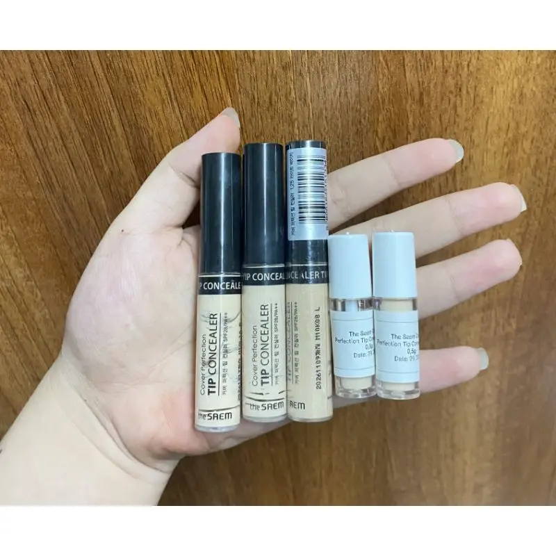 [Chai chiết] Che khuyết điểm The Saem chiết 0,5g che phủ hoàn hảo, che khuyết điểm The same Cosmetic Mỹ Phẩm Women