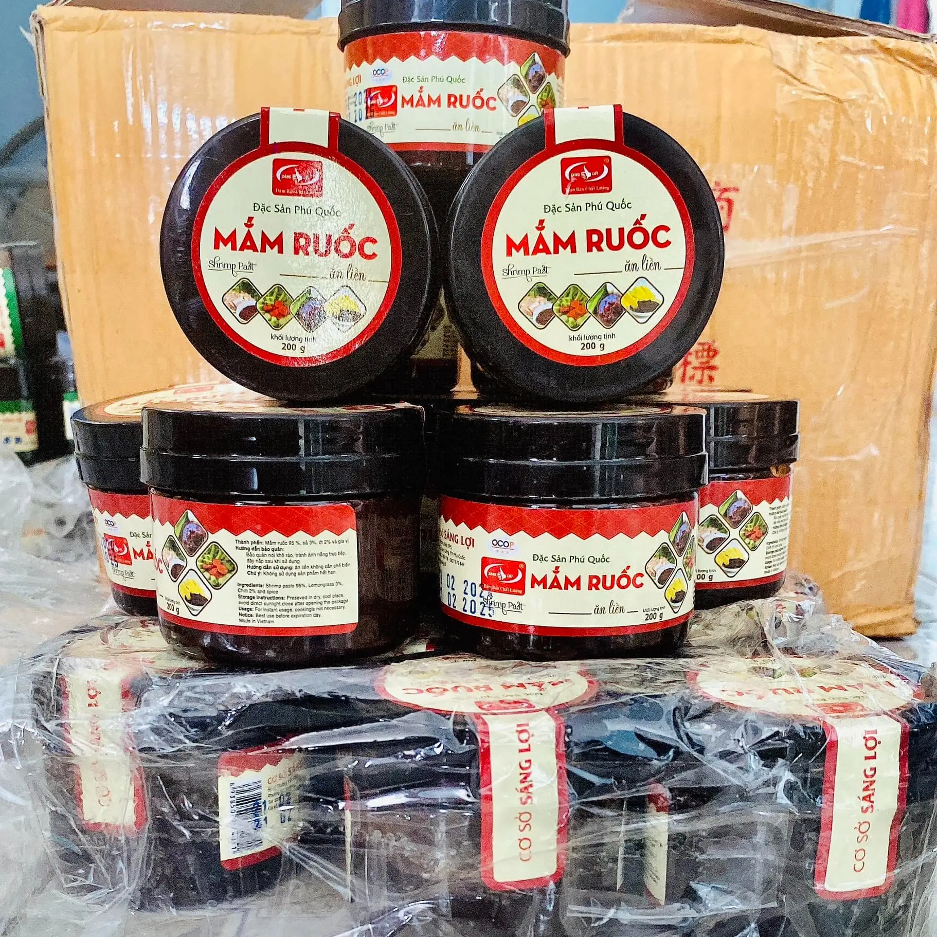 MẮM RUỐC ĂN LIỀN PHÚ QUỐC-200gr