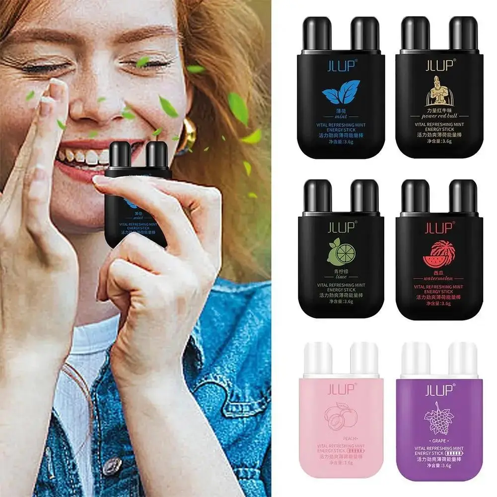 NEW Watermelon Flavor 2 Holes Energizing Energy Bar Aromatherapy Nasal Inhaler Energy Vapors Stick Aromatherapy Stick for Adult