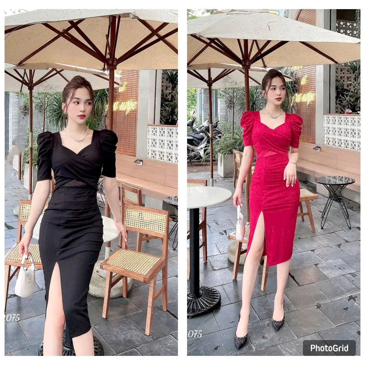 [Hàng Thiết Kế] đầm dự tiệc ôm body chất umi co dãn mềm mại Nữ Women Có Size M, L, XL, XXL Shop Mei House