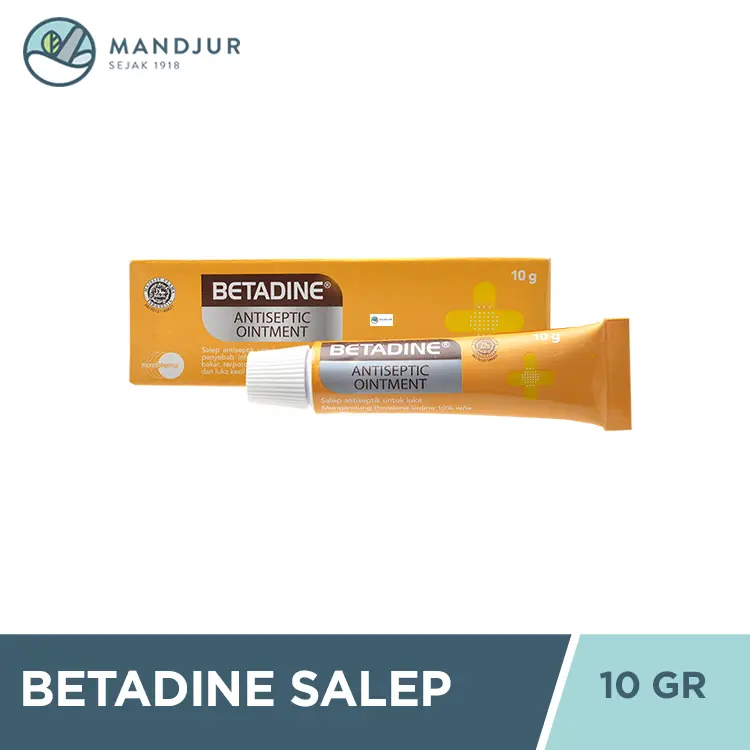 Betadine Salep 10 Gr - Salep Luka Antiseptik