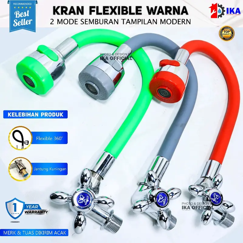 Kran Angsa Dapur Fleksibel / Flexible - 1/2 Inch - High Quality Keran Air Angsa Fleksibel 2 Mode - Keran Cuci Piring Keran Air Angsa  Fleksibel 2 Mode - Keran Cuci Piring Angsa - Kran Sink Dapur Drat 1/2 Inc Angsa - Kran Sink Dapur Drat 1/2 Inc 1