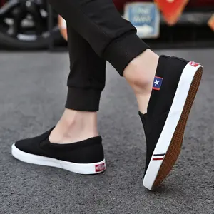Techdoo Sepatu Casual Slip On Flat Pria Sepatu Santai Kasual Wanita Sepatu Kerja Cowok Shoes Man Anti Air KSC406