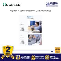 Gambar Ugreen N Series GaN 30W 65015 Dual Port USB C Fast Charger White Portable Power Adapter dari Sentra Digital Kota Surabaya 2 Tokopedia